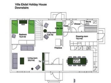 Фото номера Дом для отпуска Дома для отпуска Holiday Home Villa ekdal г. Кустави 69